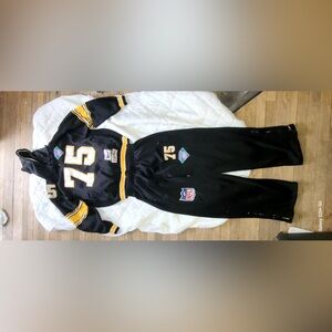 Pittsburgh Steelers 75
Mean Joe Greene throwback zip up set or tracksuit, warmup